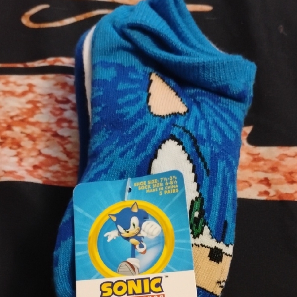 Sonic the Hedgehog Blue Socks
